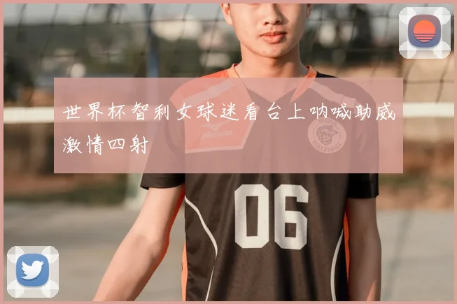 世界杯智利女球迷看台上呐喊助威激情四射